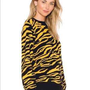 House of Harlow x Revolve tiger print sweater XS